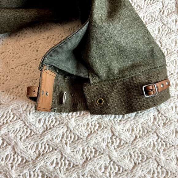 WW2 REAL VINTAGE Army Military Wool Cargo Pocket Pants Collectible NEW UNUSED - Picture 3 of 11